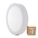 Greenice | Pack x2 Plafón LED de Techo Ø225Mm 18W 1190Lm 30.000H | Downlight LED | Panel LED Techo | Lamparas de techo | Salón, Pasillos, Dormitorio, Oficina, Baños | Blanco Cálido