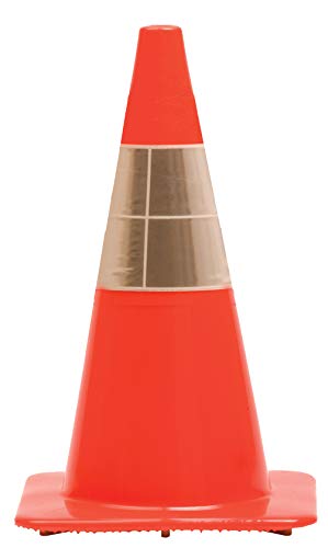 Work Area Protection 18PVCS Polyvinyl Chloride Standard Traffic Cone with 4