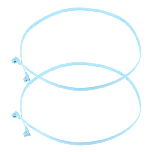 HYTROVE 2個 加厚ファンネットフープ 通用型 電動ファンアクセサリー ゴム固定リング付 台扇 壁掛け扇風機対応 取り付け簡単 耐久性確保 電