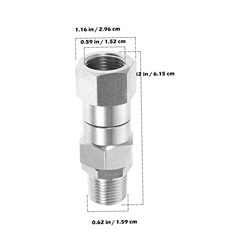 Adaptateur en acier inoxydable robuste pour connexions de tubes durables