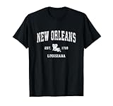 Photo Gallery new orleans louisiana la vintage atletica sport design maglietta Photo Gallery new orleans louisiana la vintage atletica sport design maglietta