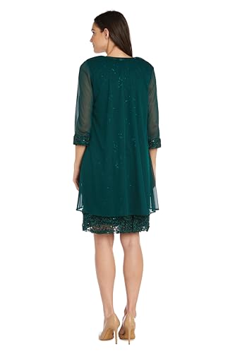Image of R&M Richards Women's Gleaming Grace Lace Ensemble