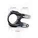 CYSKY 31.8 Stem 35mm 0 Degree MTB Short Stem Mountain Bike Stem Handlebar Riser 1-1/8 for Most Bicycle, Road Bike, MTB, Downhill, BMX, Cycling (Black & Titanium)