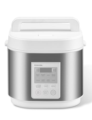 Image of TOSHIBA Rice Cooker Heritage Bento Box, Digital Control, 10-Cup Uncooked Rice Capacity, 9 Functions with 3D Heating and 24-Hour Auto Keep Warm