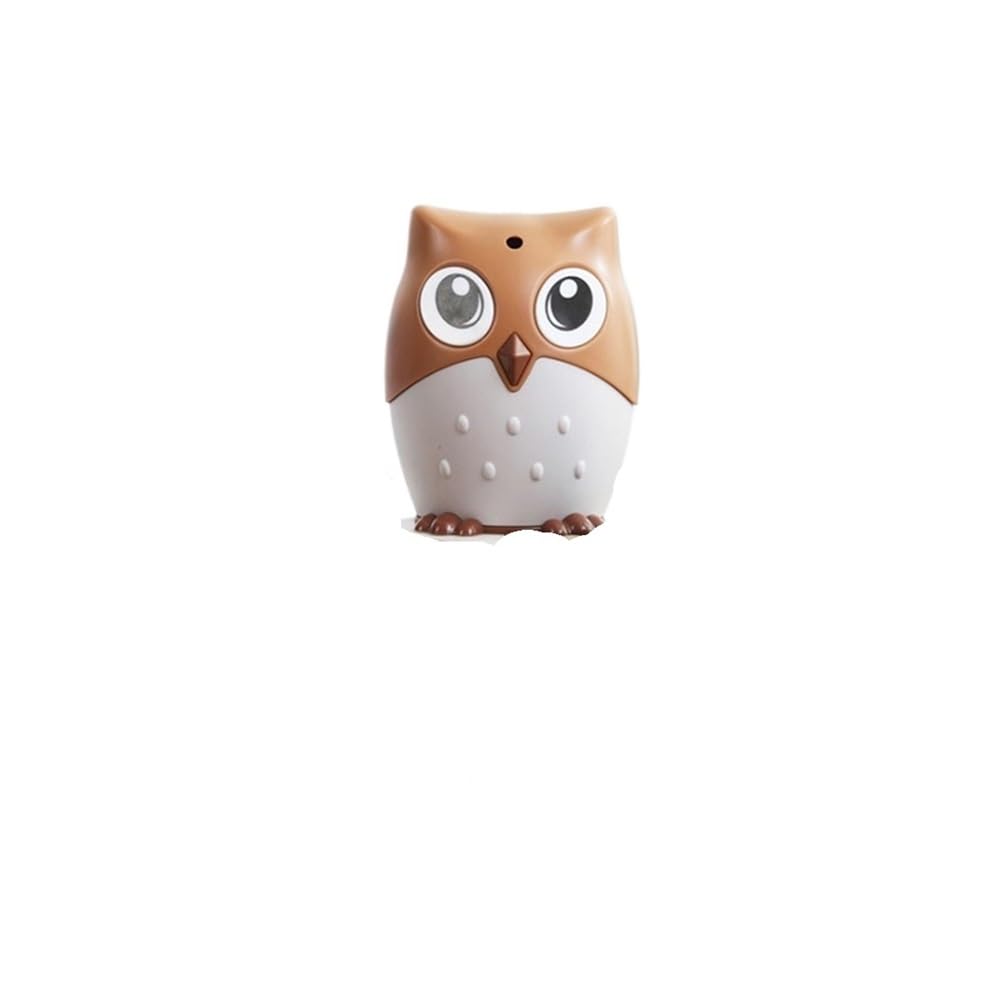 TIANSHENGQI Cartoon Owl Toothpick Holder Desktop Automatic Dispenser Container(Khaki)