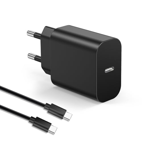 USB-C NETZTEIL Kompatibel mit DOCKIN D FINE EVO 2023 | 30W | USB C Ladegerät | DOCKIN Netzteil |Schwarz