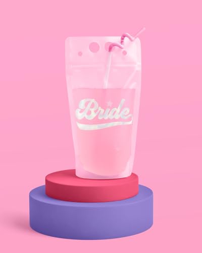 xo, Fetti Bachelorette Party Team Brides Drink Pouches 16 miniatura 6