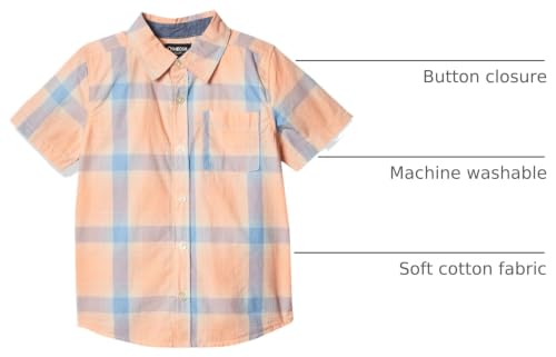 Image of OshKosh B'Gosh Boys Short Sleeve Woven Buttonfront Shirt