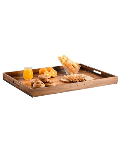 Image of VEVOR Noodle Board Stove Cover, Stove Top Cover Board for Gas Burner & Electric Stove, Acacia Wood Cutting Board with Built-in Handles, RV Stovetop Cover /Kitchen Sink Cover for Counter Space & Tray