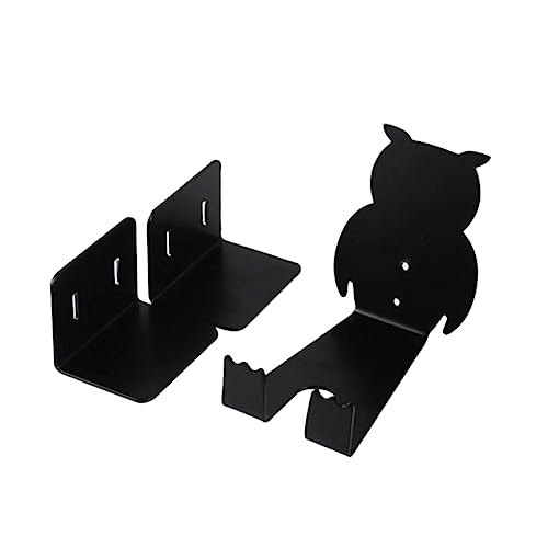 VINTORKY 1 Set Owl Shaped Rack for Bikes Sturdy Storage Easy Installation Space Saving Design for Garage Home and Retail Displays Black