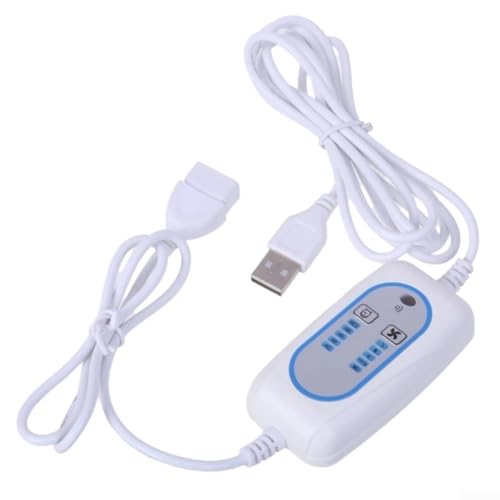 Todikaper Cable de extensión de control remoto USB con interruptor temporizador para ventiladores y luces USB, 4 velocidades ajustables, temporizador de 2/4/6/8/12 horas, longitud de 2 m