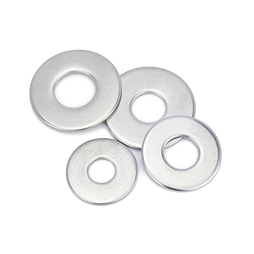 5/10/20/50/100 個 M2 M2.5 M3 M4 M5 M6 M8 M10 M20 DIN125 304/A2-70 ステンレス鋼平座金平座金平座金リング(M16 5pcs)