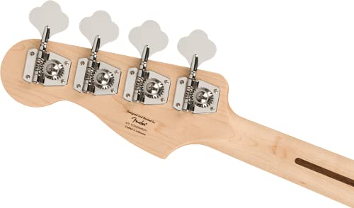 Squier Affinity Series Precision Bass PJ, manche en érable – Blanc olympique - Les Beatles, Paul McCartney, John Lennon, RIngo Starr, George Harrison Squier Affinity Series Precision Bass PJ, manche en érable – Blanc olympique – Image 7