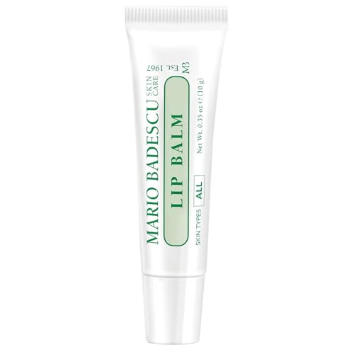 Image of Mario Badescu Moisturizing Lip Balm for Dry Cracked Lips, Infused with Coconut Oil and Shea Butter, Ultra-Nourishing Lip Care Moisturizer for Soft, Smooth and Supple Lips