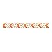 Wrapables Colorful Patterns Washi Masking Tape, Orange Doodle Arrow
