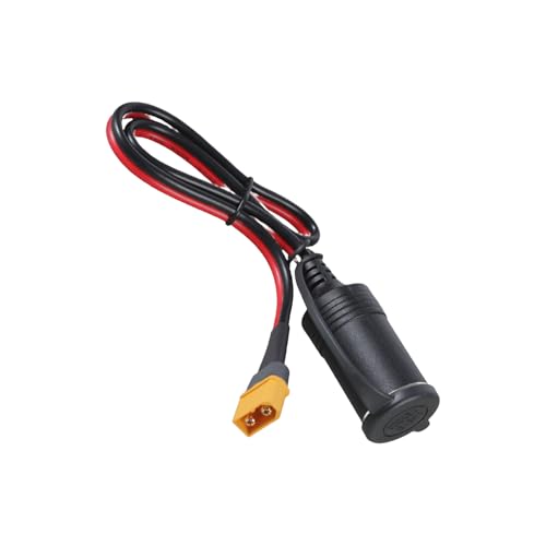 Maigridy Stecker auf Auto-Steckdose, Adapterkabel, Buchse, Kabel mit Schutz für LKW, Boote, Motorrad, Automobil-Netzadapter