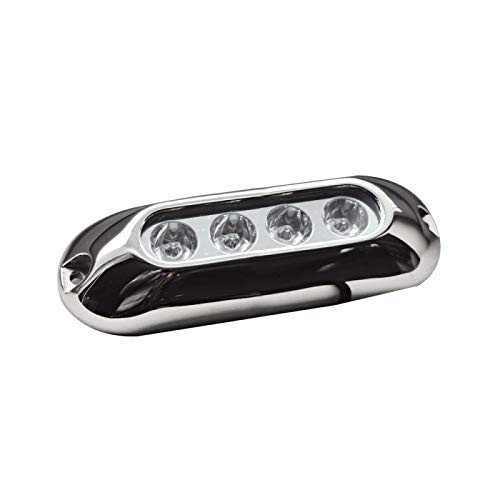 Projecteur sous-marin OSCULATI à 4 LED bleu pour l'éclairage de coque de bateau