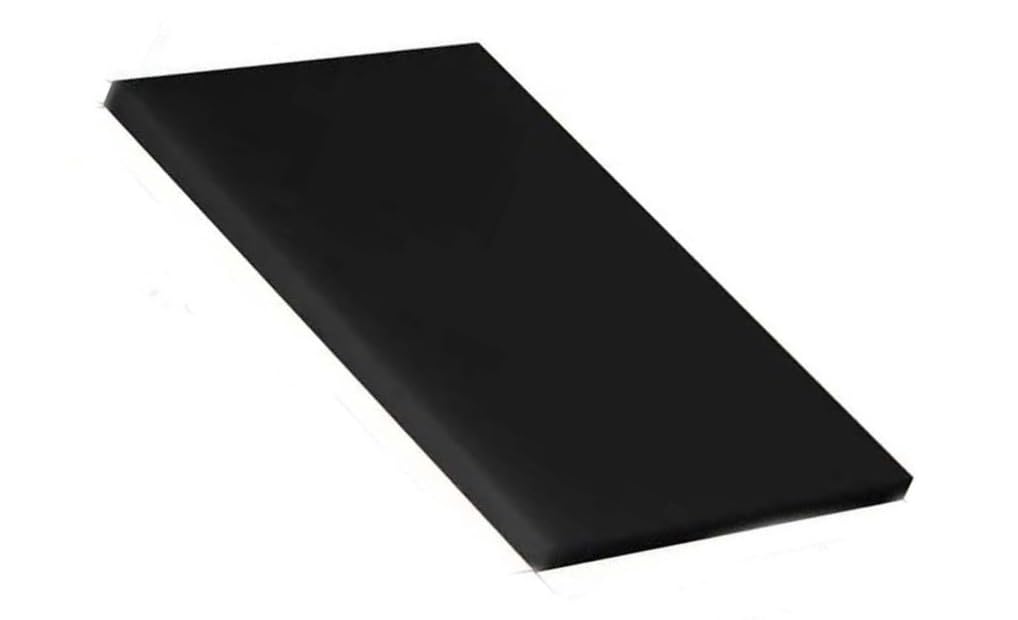 500 mm x 500 mm schwarze ABS-Kunststoffplatte – langlebige, antistatische, flammhemmende Platte for den Heimwerker- und industriellen Einsatz(8mm)