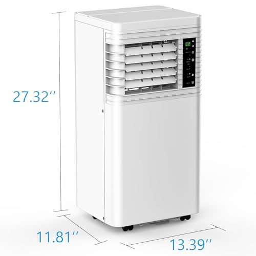 Image of Antarctic Star Portable Air Conditioners 8,000 BTU, Small Portable AC with Cooling, Fan, Dehumidifier Function, 24H Timer, Cooling up to 350 Sq.Ft. Window Kit Panel, 62ºF and 86ºF Temperature Range