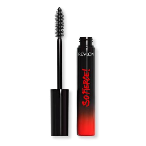 Revlon So Fierce Mascara, Long Lasting Volume and Length, Clump Free, Smudge Proof, Blackest Black (701)