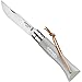 Opinel N°06 Pocket Folding Knife - Stainless Steel - Safety Ring (Gray)