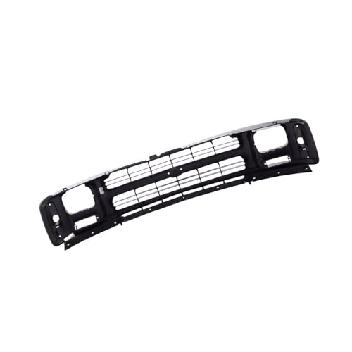 Image of LOSTAR Front Upper Bumper Cover Grille & Skid Plate Primed Fit for 1996-2002 Chevy Express 1500 2500 3500, Replaces GM1200384 - Seal Beam Headlight Van Models