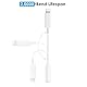 2 Pack iPhone Aux Adapter 【Apple MFi Zertifiziert】 Lightning auf Klinke Adapter Kopfhörer Adapter 3.5mm Audio Kabel Konverter 3,5‑mm-Kopfhöreranschluss Adapter für iPhone 14/13/12/11/X/XS Max/XR/8/7