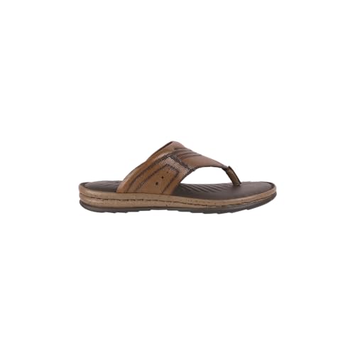 Image of Mochi Men Leather Casual Slip-On Comfort Chappal
