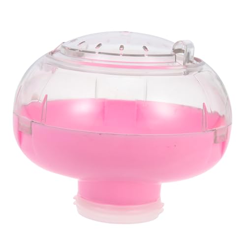 JUMPLAWN Baño para Hámster Exterior con Diseño Desmontable Recipiente Transparente Seguro para Jaulas de Pequeños Roedores como Chinchillas y Hámsters Accesorio Práctico para Baño y