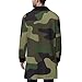 Meaudiwes Fashion Warm Overcoat Double Breasted Trench Coat Lightweight Jacket Windbreaker Green Camouflage Army Camo