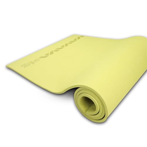 Image of Nivia Spark EVA Yoga Mat for Men & Women, 10 mm with Carry strap, Anti Skid, Exercise Mat for Home Workout, Foldable yoga mat, For Gym Exercise /Fitness (Olive Green)