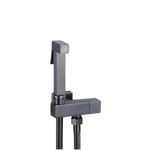 Robinets de bidet en laiton doré - Pulvérisateur hygiénique - Gris