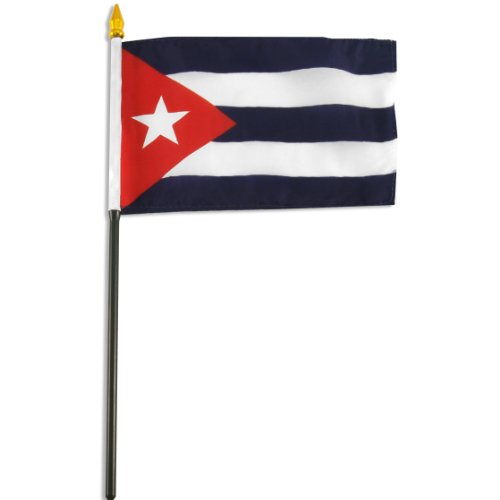 US Flag Store Cuba Flag, 4 by 6-Inch