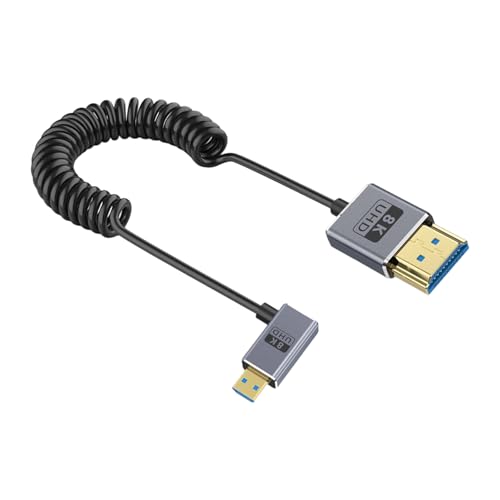 Câble coaxial à ressort caméra 2.1 haut débit 8K60hz