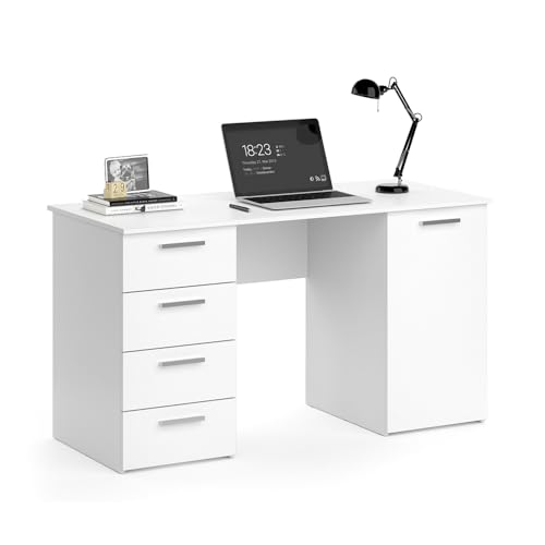 Vicco Scrivania Bianco 137 X 60 Cm - 7