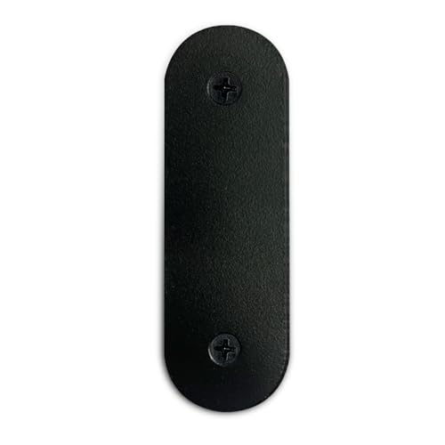 Metal Doorbell Cover Plate (Black Pack of 1)
