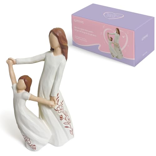 Figura madre e hija de resina 6 pulgadas