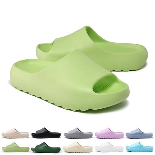 Image of Cloud Slides for Kids,Boys Girls Shower Slippers Bathroom Pool Sandals,Toddler Home House Open Toe Comfy Thick Sole Slippers,Summer Non-Slip Beach Shoes