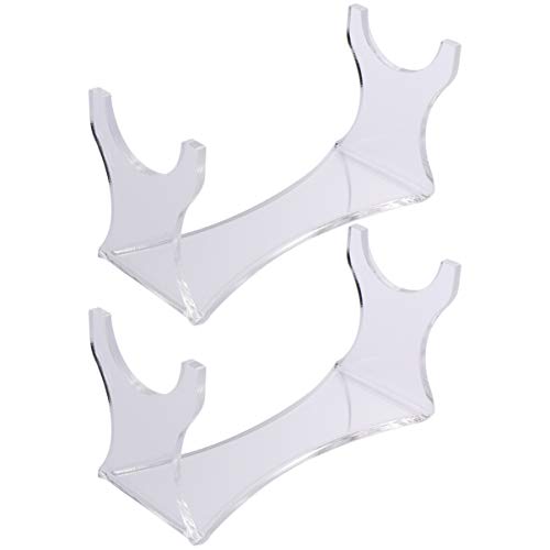 BESPORTBLE 2pcs Acrylic Sword Display Holder Stand Clear Sword Display Rack Support Sword Organizer for Samurai Sword Katana Wakizashi Tanto