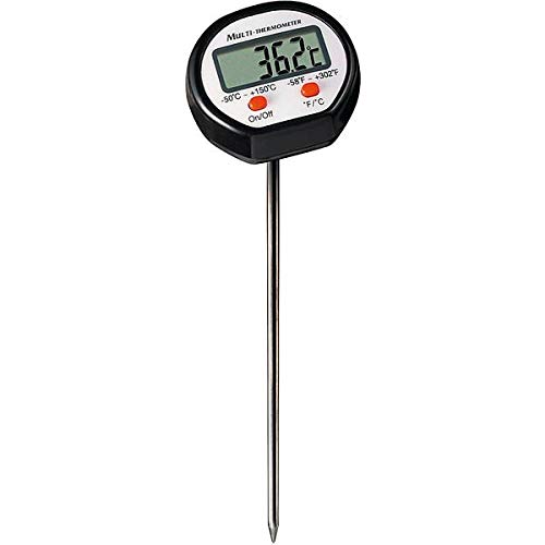 Möller Therm Digital termómetro, 145u00a0x 33u00a0cm, Color Blanco/Negro