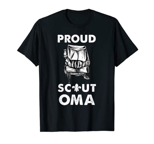 Orgulloso Scout Oma Camping Scouting Lover Camiseta