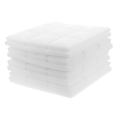 4 piezas paneles absorbentes de sonido en esponja para aislamiento acústico de pared KTV estudio de grabación miniatura 1