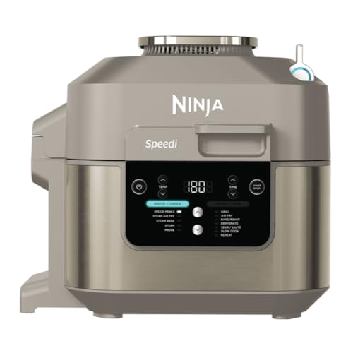 Ninja Speedi Multikocher, 5,7L, 12-in-1 Multicooker, Air fryer Heißluftfritteuse, Slow Cooker...