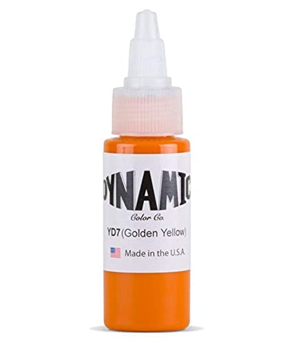 Dynamic Permanent Tattoo Ink 1oz (Golden Yellow)-image-47