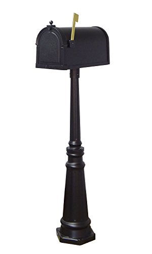 Special Lite Products Berkshire Curbside Mailbox With Locking Insert And Tacoma Mailbox Post #TOP2