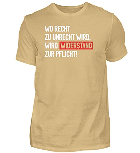 T-shirt homme sable pour vos sorties citadines et moments d'expression libre S