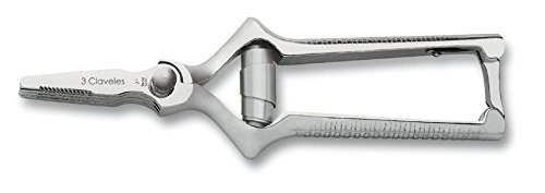 3 Claveles 432 - masticador 7 "Straight, Stainless Steel, Grey, 21.290000000000003x7.09x2.2000000000000002 cm