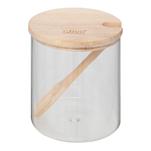 Paris Prix Five Simply Smart - Sucrier en Verre & Cuillère Hermet 0,4L Transparent