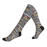 KYWSM My Life is All About Rainbow Butterfly Phlebotomy Compression Socks for Women and Men 15-20mmHg-Circulation