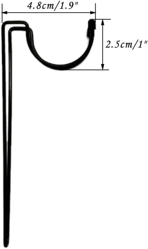 NANSHINE 5 Pcs Action Figure Stand 1/6 Scale Model Stand 12 inch, Black Holder Support Base Bracket for Model, Action Figure Base Display Stand U Type Simple Packaging- Detachable Adjustable Height